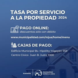 La tasa por servicios a la propiedad 2024 contempla descuentos de hasta al 45% acumulables en el pago de la anualidad total