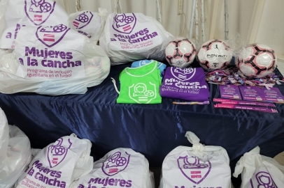 Presentaron Mujeres a la Cancha en Villa María
