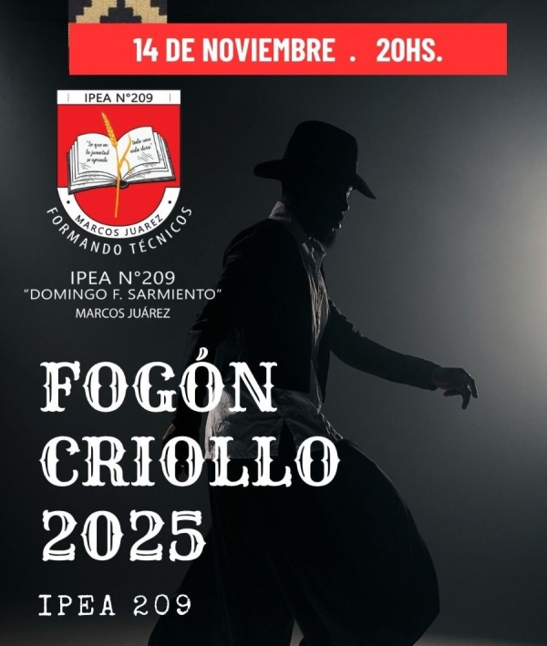 El Fogón Criollo vuelve a encenderse en la edición 34 este viernes 14 en el IPEA 209